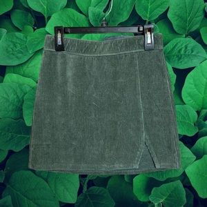 Abercrombie kids corduroy notch-front skirt